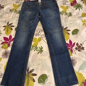 True Religion Classic Blue Straight Leg Jeans